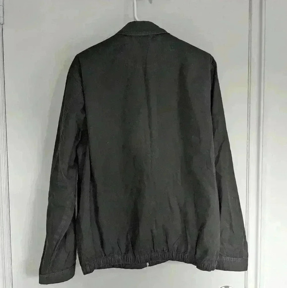 HOST PICK ♥️ CHAPS  COAT all black size small ZIPPER AND POCKETS GREAT CONDITION - Picture 7 of 8